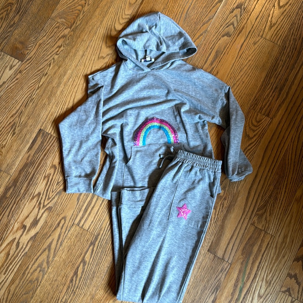 Rainbow & Star Sequin Suit // 12G Kids